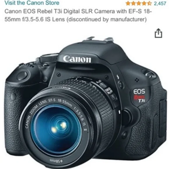 *SOLD* Canon EOS Rebel t3i 600 Digital SLR Camera Bundle - Picture 16 of 16